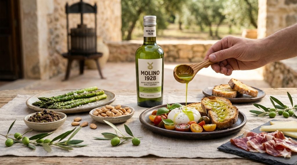 El arte del maridaje con AOVE temprano